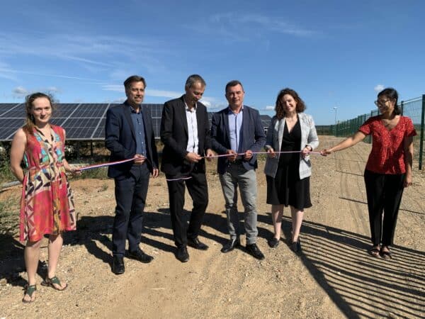 agglomeration herault mediterranee inauguration centre solaire photovoltaique energie transition saint thibery total energies renouvelables