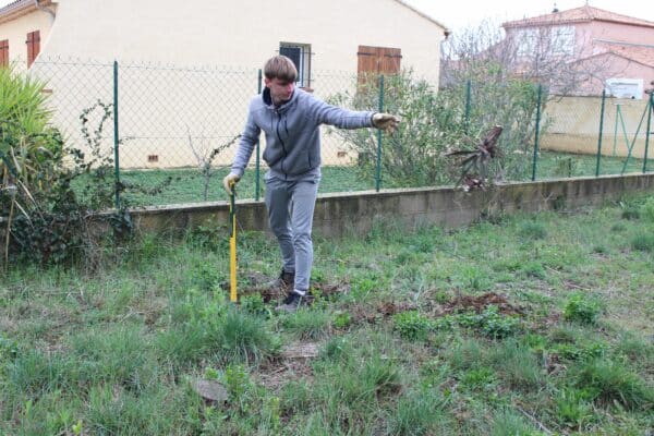 Agglo Hérault Méditerranée chantier nature pédagogique lycée condamine Pézenas biodiversité travaux partenariat