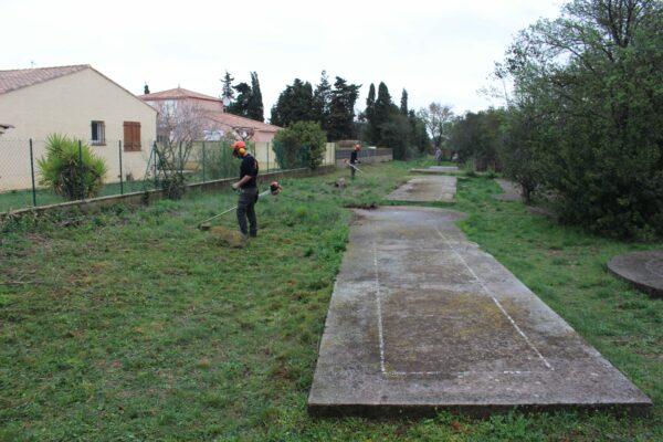 Agglo Hérault Méditerranée chantier nature pédagogique lycée condamine Pézenas biodiversité travaux partenariat