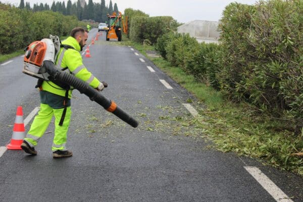 Agglo Hérault Méditerranée entretien taille lauriers roses caux espaces verts propreté voirie