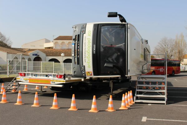 Agglo Hérault Méditerranée transports scolaires keolis cap bus intervention milieu scolaire collège voltaire florensac