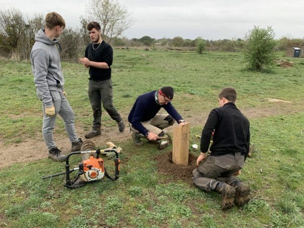 Agglo Hérault Méditerranée chantier nature pédagogique lycée condamine Pézenas biodiversité travaux partenariat