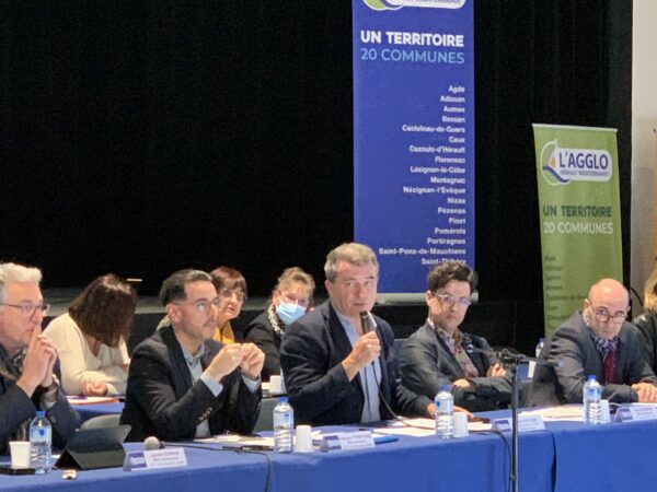 Agglo Hérault Méditerranée conseil communautaire pomérols débat questions délibérations vote