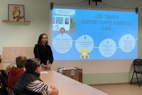 Agglo Hérault Méditerranée transports scolaires keolis cap bus intervention milieu scolaire collège voltaire florensac