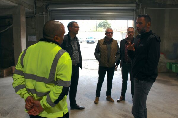 Agglo Hérault Méditerranée visite jean augé vice président espaces verts propreté voirie cadre de vie ateliers techniques saint thibery réunion échanges