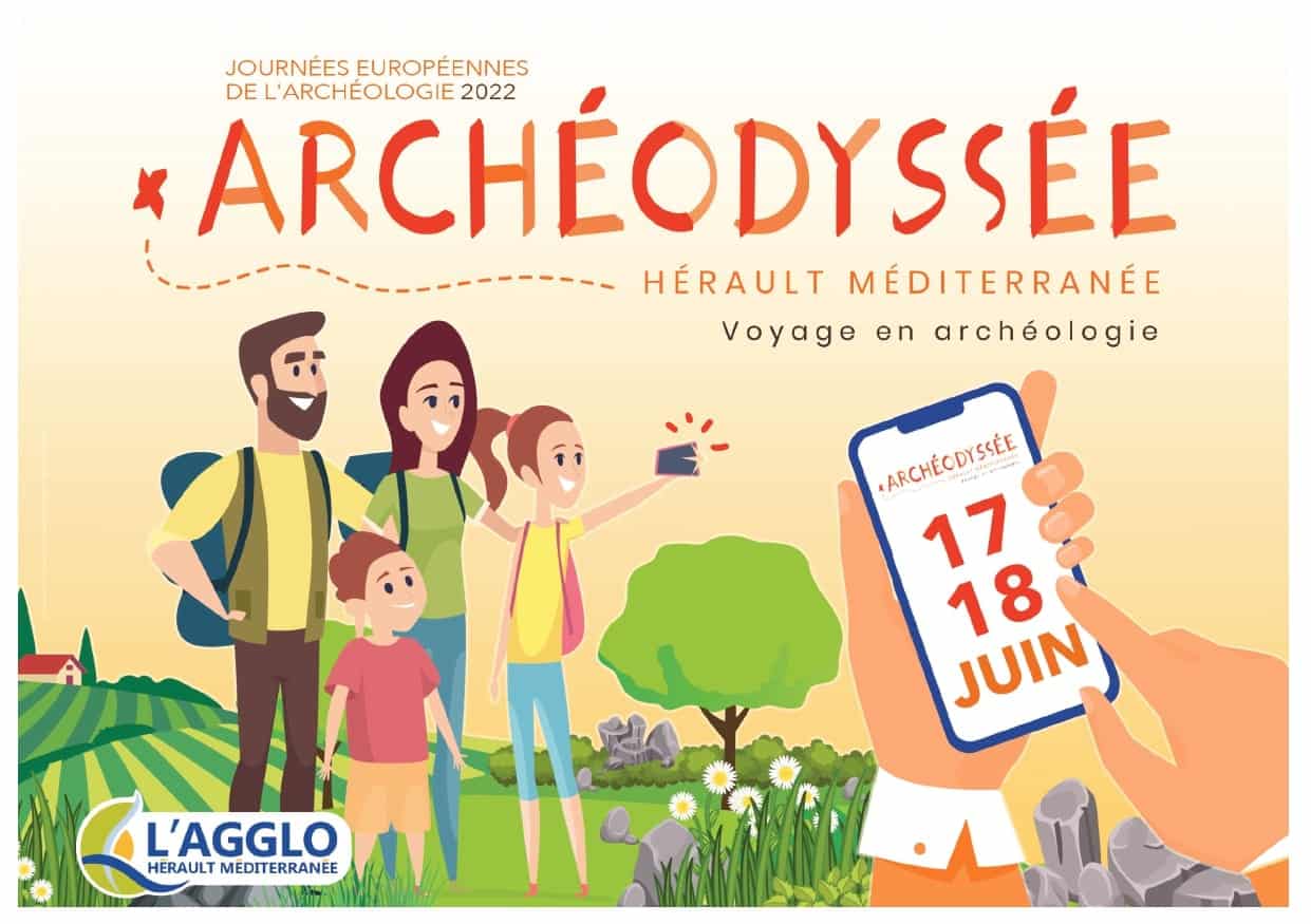 Agglo Hérault Méditerranée archéologie guide programme journées européennes de l'archéologie