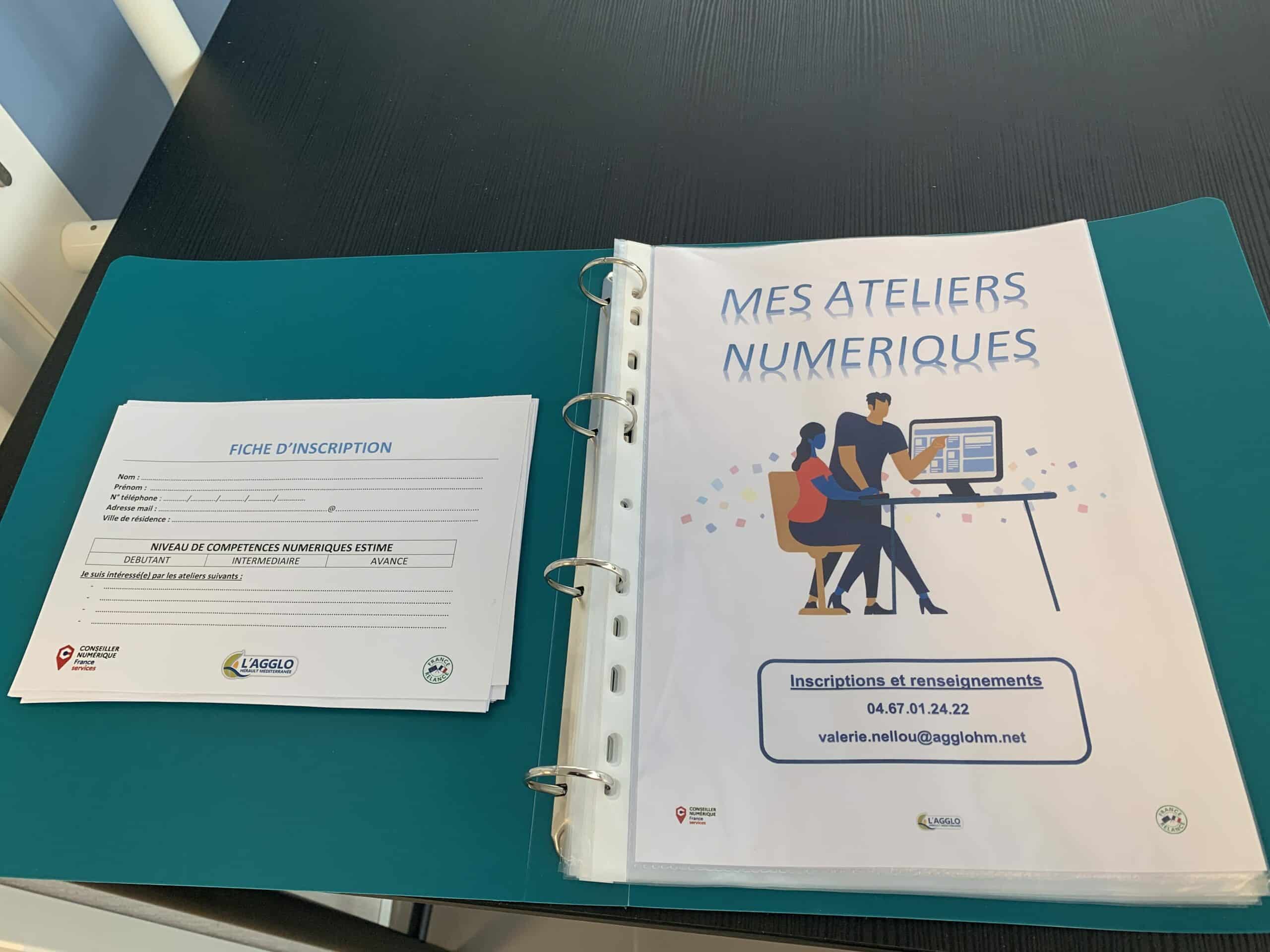 Agglo Hérault Méditerranée ateliers numériques france services