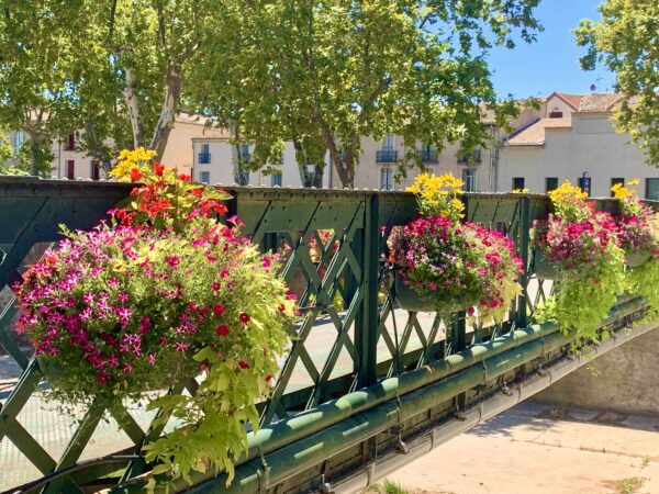 agglo hérault méditerranée espaces verts fleurs paysage coeur de ville village pézenas