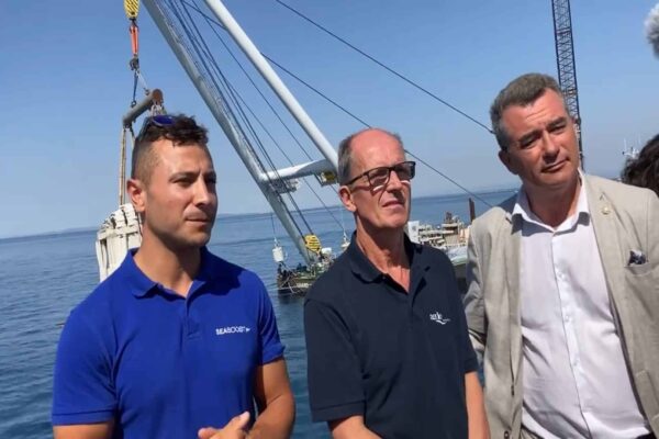 agglo hérault méditerranée visite chantier immersion cap d'agde récif innovant artificiels 3D béton seaboost