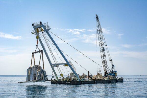 agglo hérault méditerranée visite chantier immersion cap d'agde récif innovant artificiels 3D béton seaboost