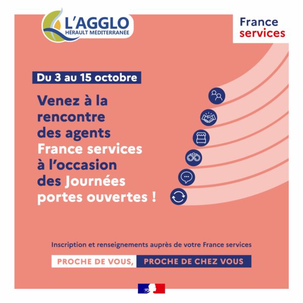 Agglo Hérault Méditerranée france services locaux agde journées portes ouvertes