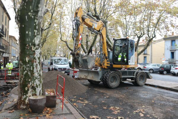 agglo hérault méditerranée travaux promenade réseau eau assainissement agde