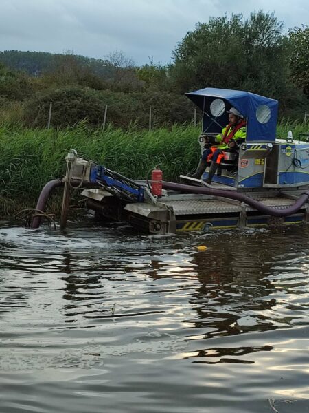 agglo hérault méditerranée travaux lagune eau assainissement cazouls d'hérault