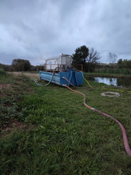 agglo hérault méditerranée travaux lagune eau assainissement cazouls d'hérault