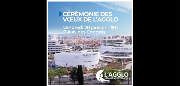 Cérémonie voeux agglo hérault méditerranée 2023 20 ans