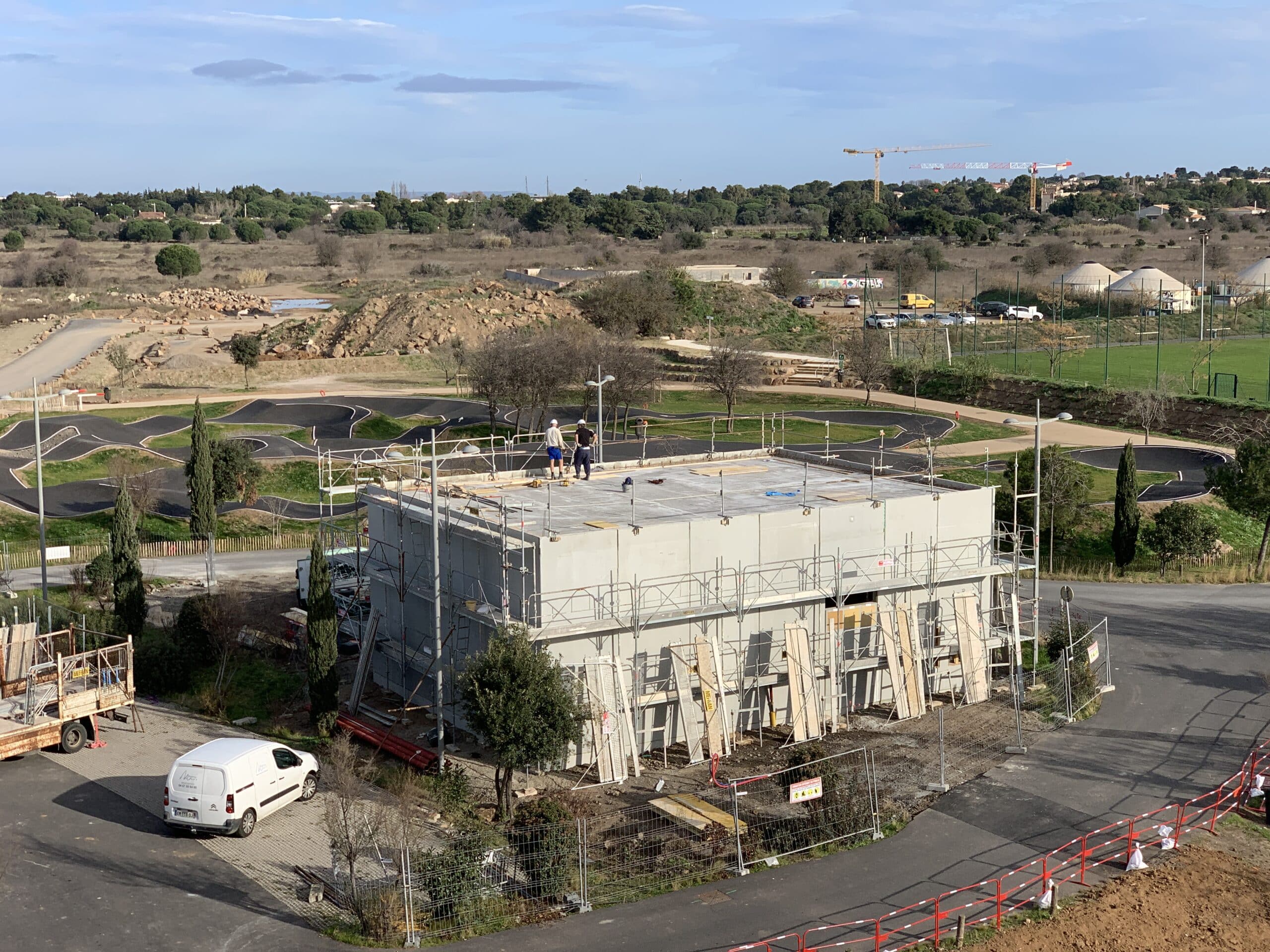 agglo hérault méditerranée centre aquatique l'archipel agde travaux chaufferie bois