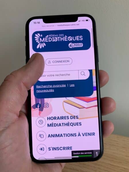 agglomération Hérault Méditerranée réseau des médiathèques nouveau site internet