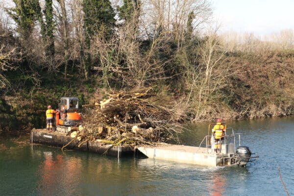 agglomération Hérault Méditerranée travaux gemapi fleuve hérault florensac saint thibery