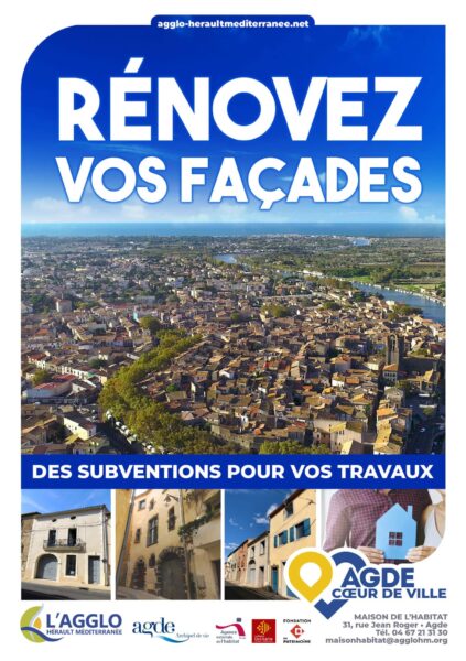 agglomeration Hérault Méditerranée rénovation habitat logement proprietaire demande dossiers