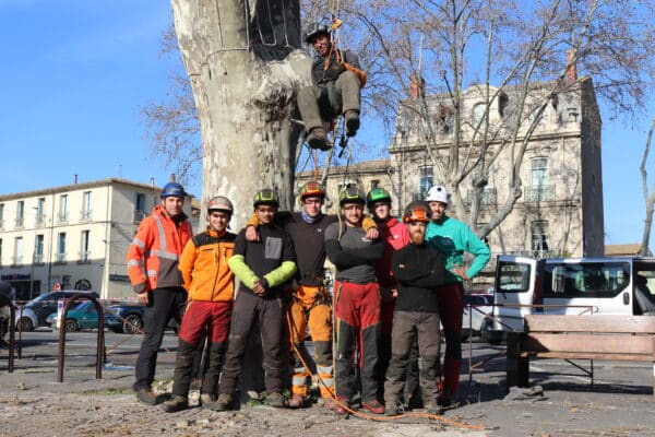 agglomération hérault méditerranée élagage pézenas grimpeur partenariat inédit centre de formation jeunes